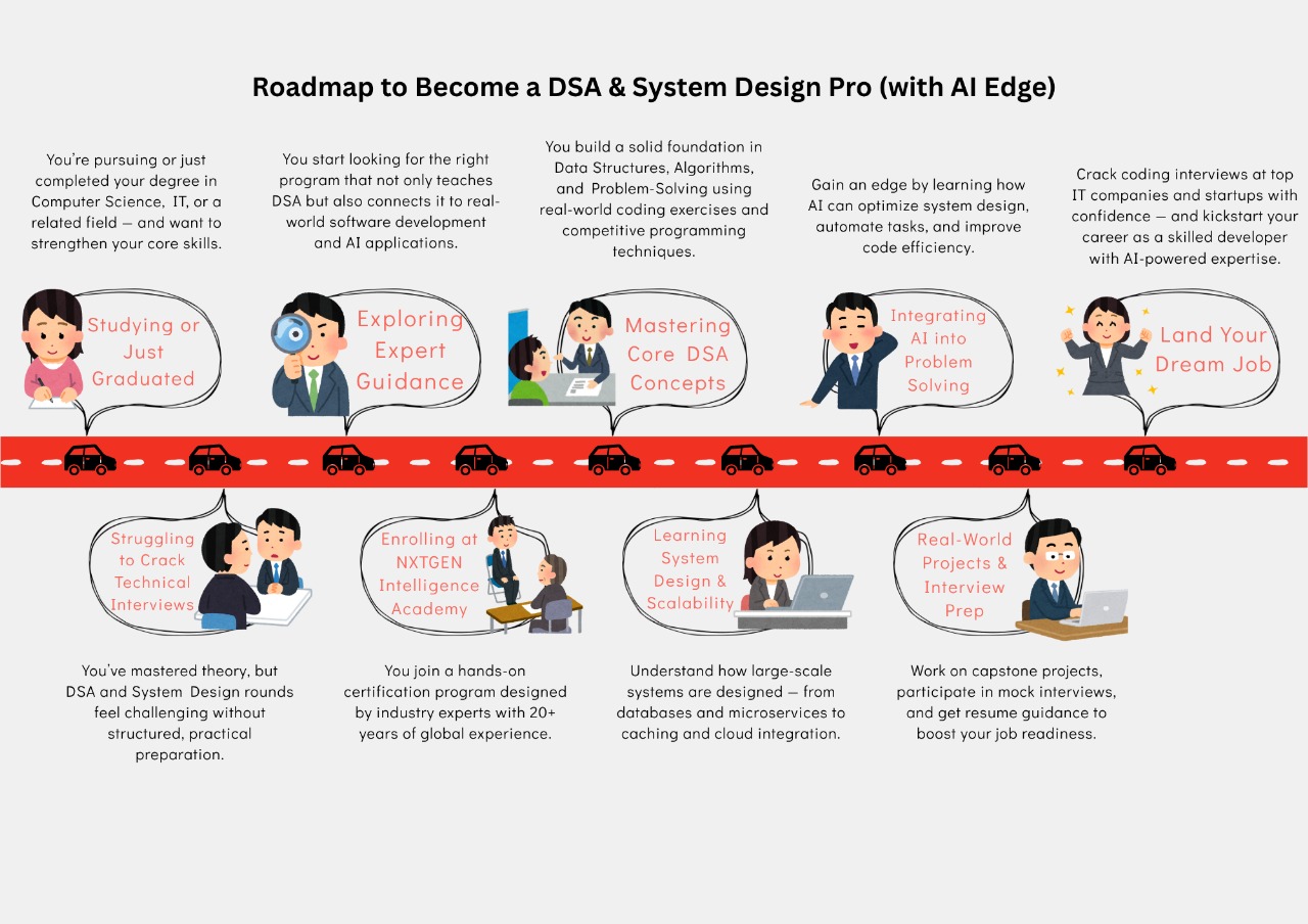 Certification Course in Data Structures, Algorithms (DSA) & System Design with AI 
